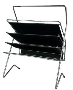 Pamono Vintage Newspaper in Metal and Plastic, 1960s> Magazine Racks
