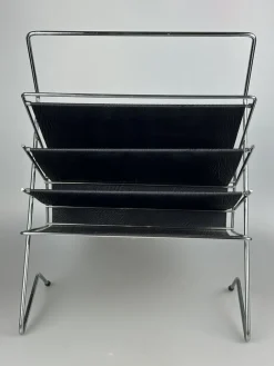 Pamono Vintage Newspaper in Metal and Plastic, 1960s> Magazine Racks
