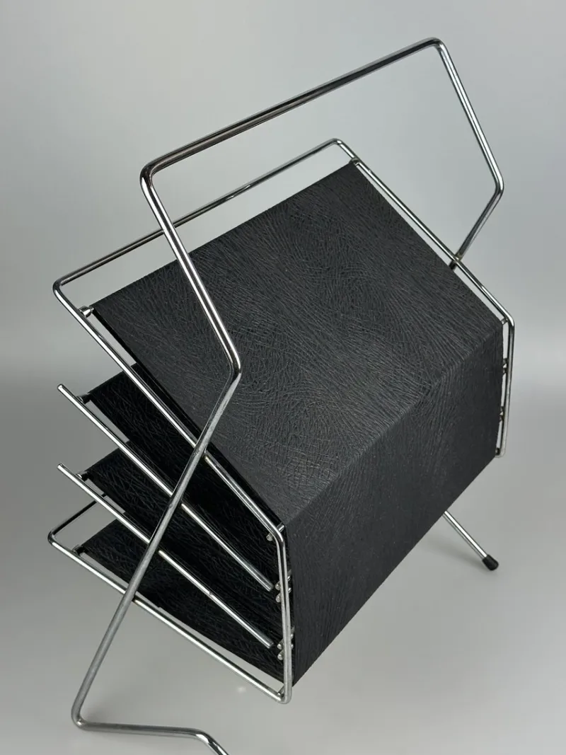 Pamono Vintage Newspaper in Metal and Plastic, 1960s> Magazine Racks