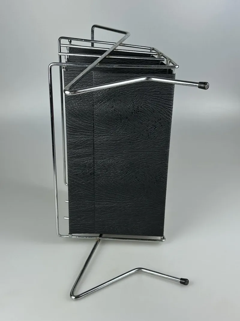 Pamono Vintage Newspaper in Metal and Plastic, 1960s> Magazine Racks