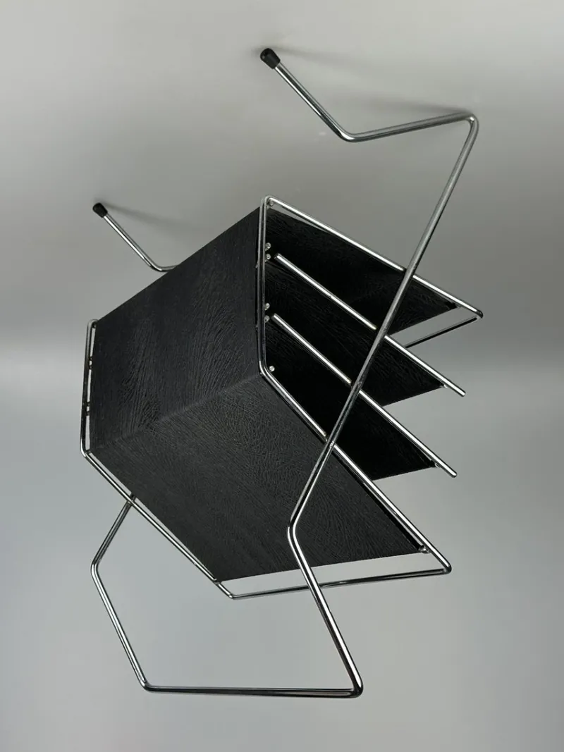 Pamono Vintage Newspaper in Metal and Plastic, 1960s> Magazine Racks