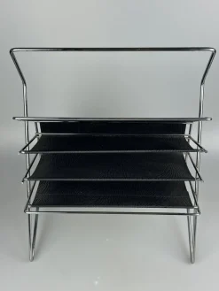Pamono Vintage Newspaper in Metal and Plastic, 1960s><noscript><img width=