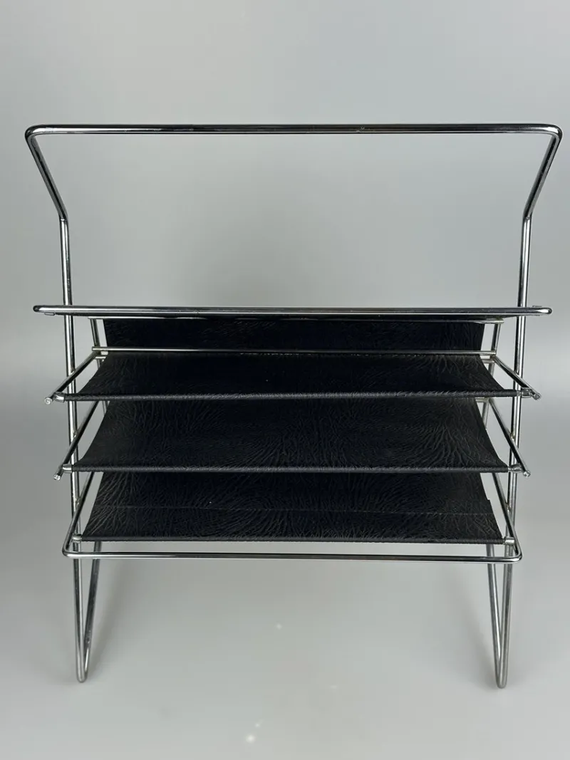 Pamono Vintage Newspaper in Metal and Plastic, 1960s> Magazine Racks
