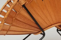 Pamono Vintage Newspaper Rack in Wood and Wire, 1950s><noscript><img width=