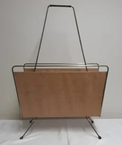 Pamono Vintage Newspaper Stands in Brass, 1970s> Magazine Racks