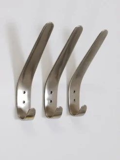 Pamono Vintage Nickel-Plated Brass Wall Hook by Carl Auböck, Austria, 1950s> Racks, Hooks & Valets