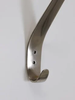 Pamono Vintage Nickel-Plated Brass Wall Hook by Carl Auböck, Austria, 1950s><noscript><img width=