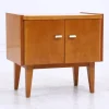Pamono Vintage Nightstands in Wood, 1960s, Set of 2> Nightstands