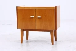 Pamono Vintage Nightstands in Wood, 1960s, Set of 2><noscript><img width=