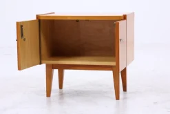 Pamono Vintage Nightstands in Wood, 1960s, Set of 2><noscript><img width=