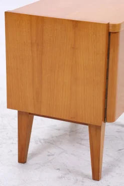 Pamono Vintage Nightstands in Wood, 1960s, Set of 2><noscript><img width=