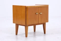 Pamono Vintage Nightstands in Wood, 1960s, Set of 2><noscript><img width=