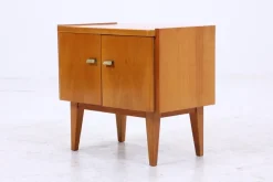 Pamono Vintage Nightstands in Wood, 1960s, Set of 2><noscript><img width=