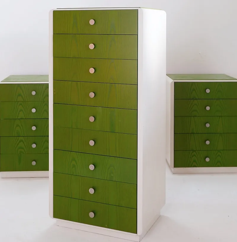 Pamono Vintage Nine-Drawer Column, 1960s