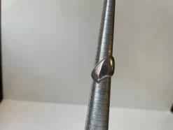 Pamono Vintage No. 91 Silver Ring by Nanna Ditzel for Georg Jensen, 1960s><noscript><img width=