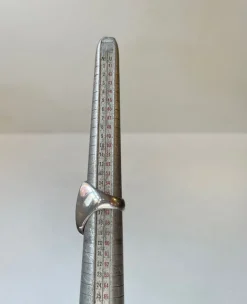 Pamono Vintage No. 91 Silver Ring by Nanna Ditzel for Georg Jensen, 1960s><noscript><img width=