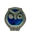 Sale Pamono Vintage Norwegian Crackled Enamel and Ceramic Owl Wall Sculpture, 1970s
