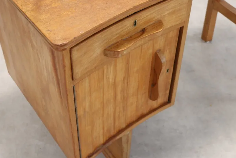 Pamono Vintage Oak Desk, 1950s> Desks