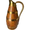 Hot Pamono Vintage Oak Jug by Gerard Lafitte, 1930s