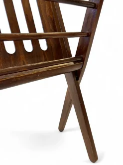 Pamono Vintage Oak Magazine Rack by Cees Braakman for Stol Kamnik, 1960><noscript><img width=