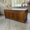 Pamono Vintage Oak Office Counter, 1950s
