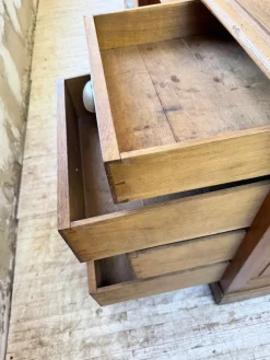 Pamono Vintage Oak Office Counter, 1950s