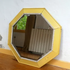 Pamono Vintage Octagonal Mirror, 1950><noscript><img width=