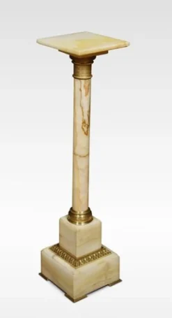 Pamono Vintage Onyx Pedestal><noscript><img width=