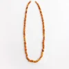 Pamono Vintage Orange Amber Beaded Necklace, 1960s> Necklaces