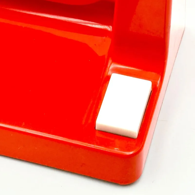 Discount Pamono Vintage Orange Dual Mirror with Lights from Schott, 1970s