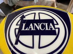 Best Pamono Vintage Original Lancia Sign, 1970s