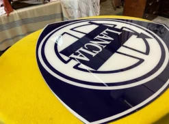 Best Pamono Vintage Original Lancia Sign, 1970s