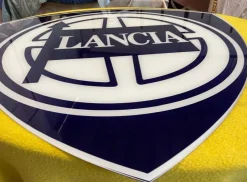 Best Pamono Vintage Original Lancia Sign, 1970s