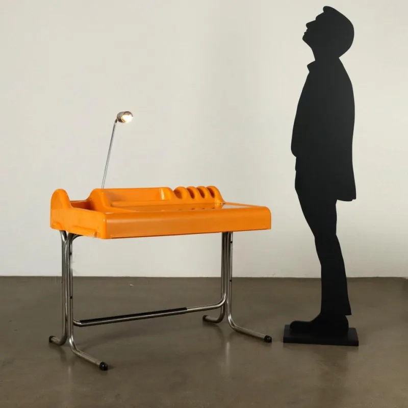 Pamono Vintage Orix Desk by Vittorio Parigi & Nani Prina for Molteni & Co.> Desks