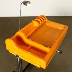 Pamono Vintage Orix Desk by Vittorio Parigi & Nani Prina for Molteni & Co.><noscript><img width=