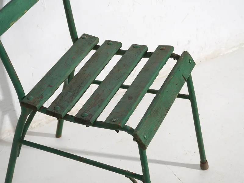 Clearance Pamono Vintage Outdoor Chairs, 1920, Set of 4