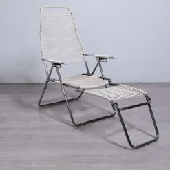 Pamono Vintage Outdoor Spaghetti Deckchair, 1970s> Garden Seating