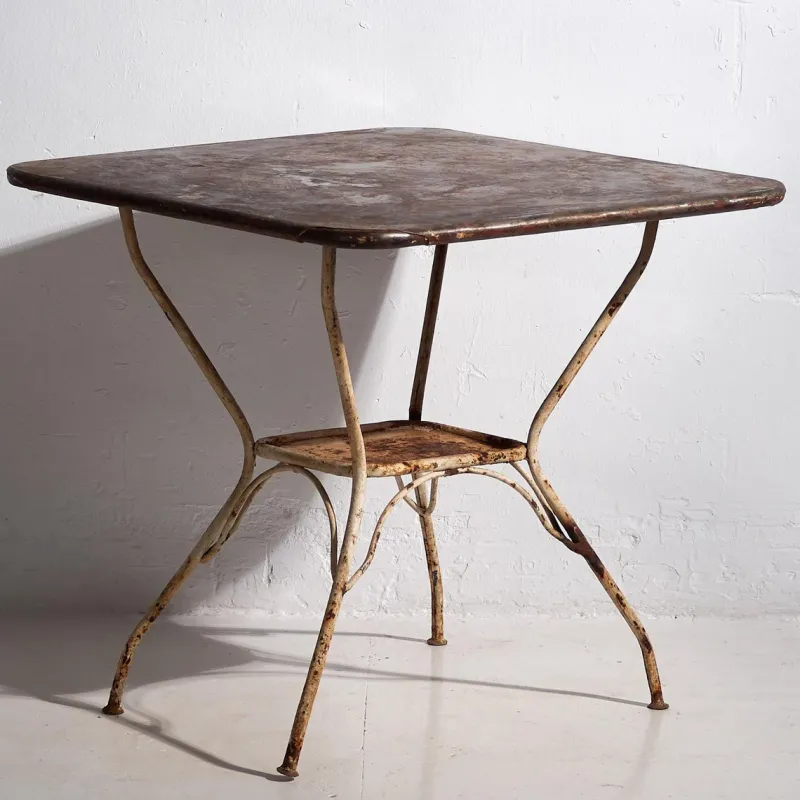 Pamono Vintage Outdoor Table, 1920> Garden Tables