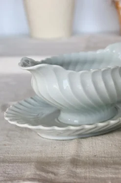 Pamono Vintage Oval Sauce Boat in White Porcelain from Haviland & Co., 1980s><noscript><img width=