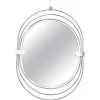 Outlet Pamono Vintage Oval Wall Mirror by Gaetano Sciolari, 1970s