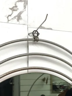 Outlet Pamono Vintage Oval Wall Mirror by Gaetano Sciolari, 1970s