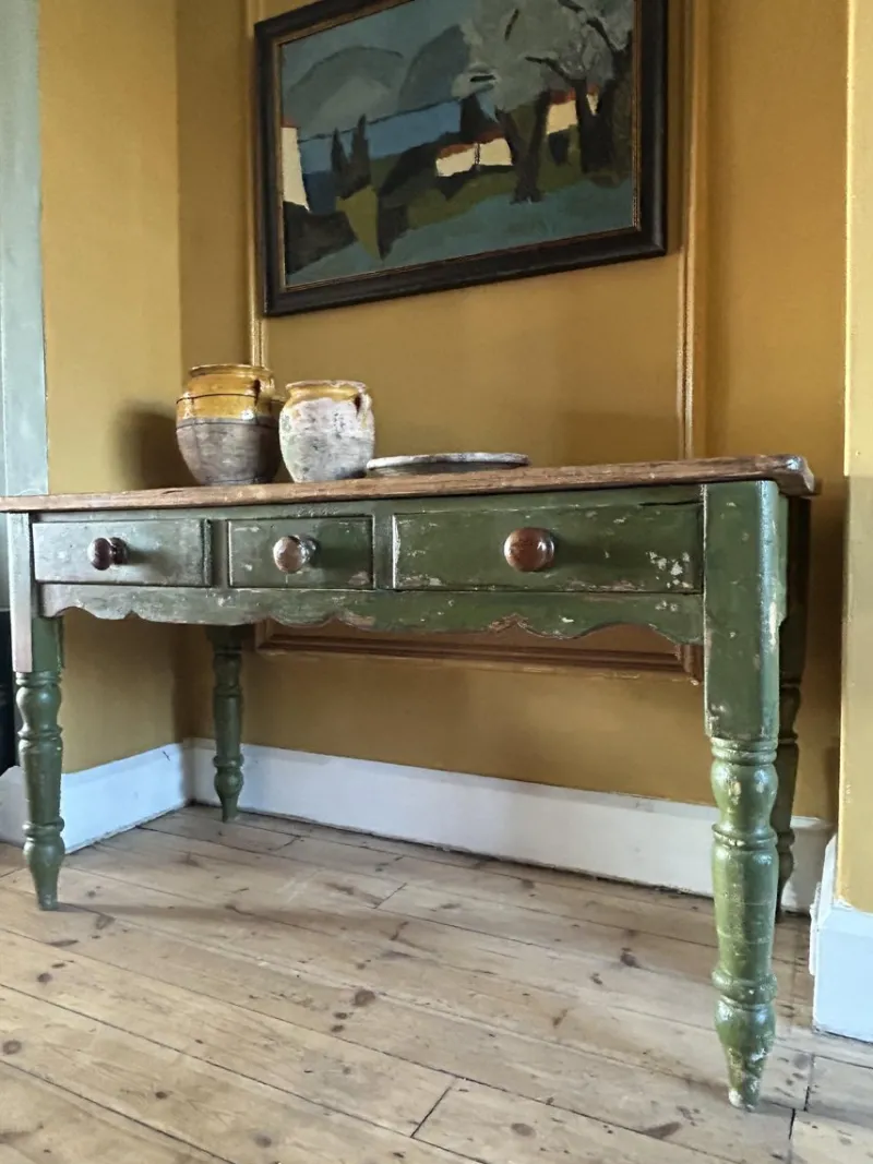 Outlet Pamono Vintage Painted Console Table