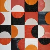 Sale Pamono Vintage Painting in Lime, Clay, Plaster and Waxed Concrete by Véronique Lamothe