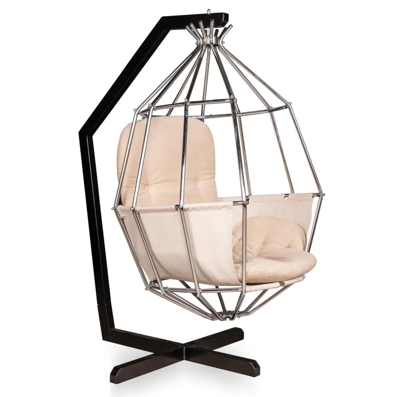 Pamono Vintage Parrot Cage Chair from Ib Arberg, 1970s