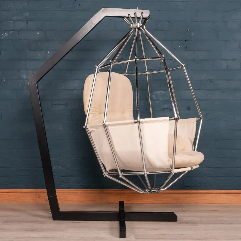 Pamono Vintage Parrot Cage Chair from Ib Arberg, 1970s