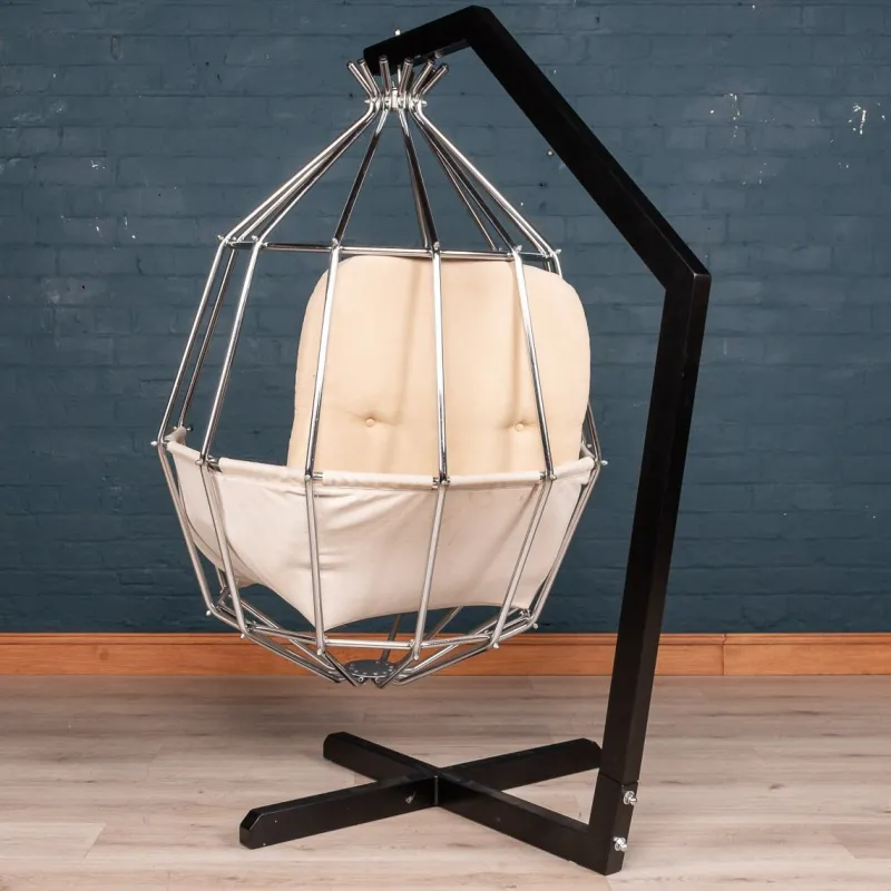 Pamono Vintage Parrot Cage Chair from Ib Arberg, 1970s