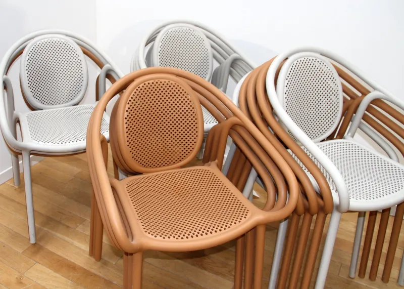 New Pamono Vintage Pedrali Garden Chairs, Set of 14