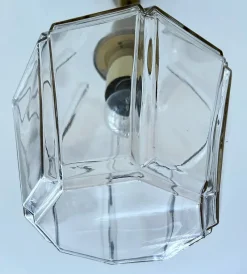 Pamono Vintage Pendant Light in Glass from Limburg><noscript><img width=