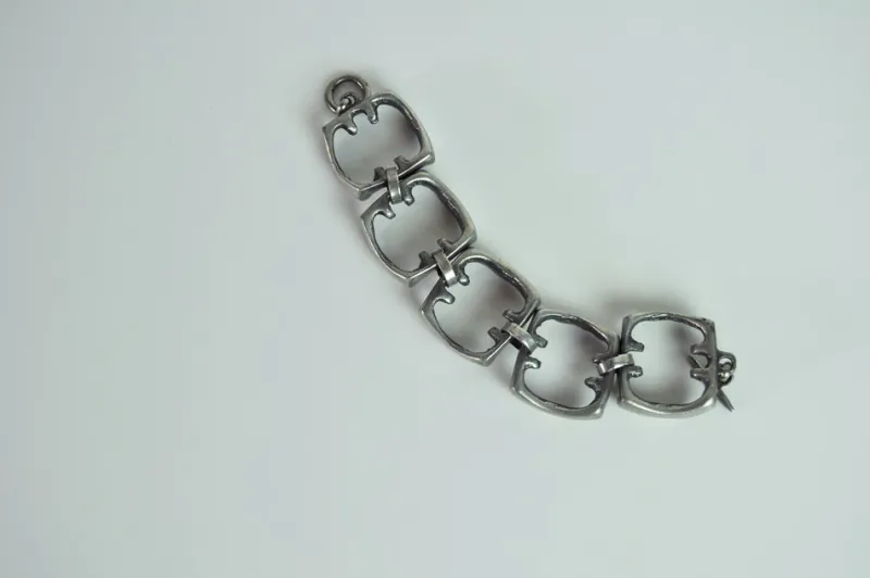 Pamono Vintage Pewter Bracelet, 1970s> Bracelets