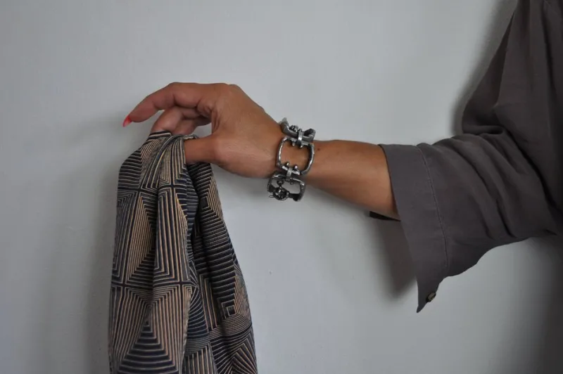 Pamono Vintage Pewter Bracelet, 1970s> Bracelets